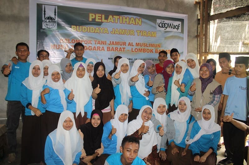 One of six women's groups participating in our livelihoods scheme in West Lombok.