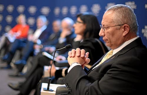 Our CEO participating in a WEF panel discussion at Davos.