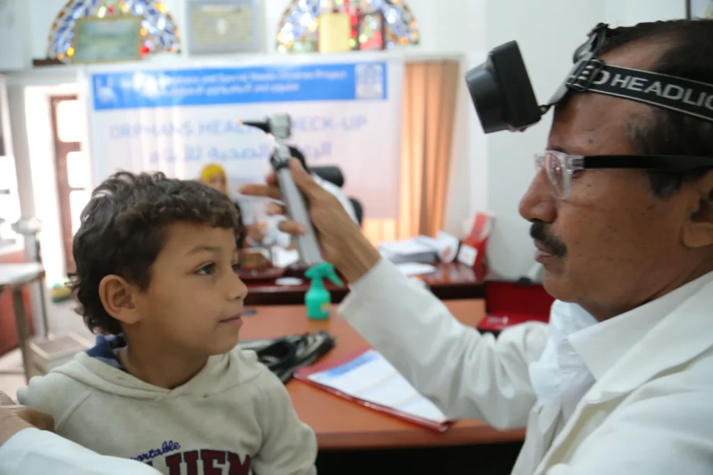 orphan medical check-up - yemen
